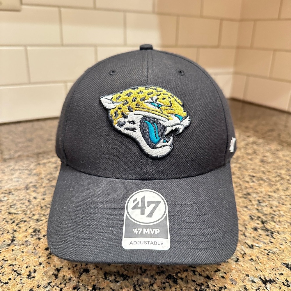 Jacksonville Jaguars '47 Brand MVP Hat Men OS Black Polyester
